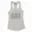 Ena Chinna Pulla Thanama Iruku Rascal Women's Racerback Tank in Solid White Color